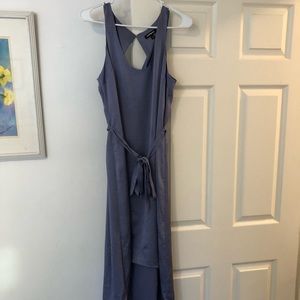 Express Silky Purple Dress - Perfect for Wedding Guest!
